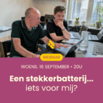 Webinar ‘Een stekkerbatterij… iets voor mij?’